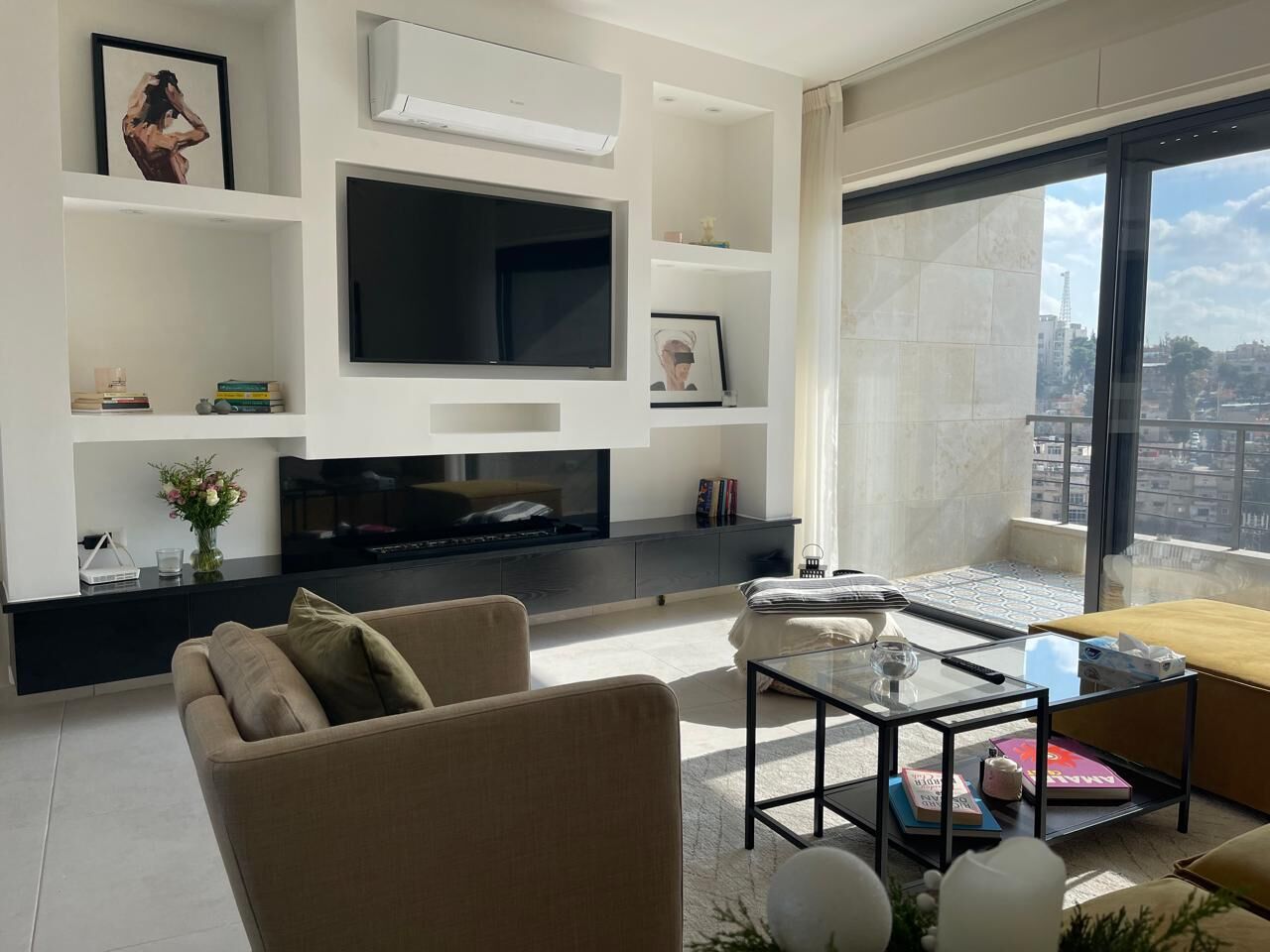 Jabal Al-Weibdeh, Apartments, Flats, Houses & Villas, JOD 22000/year,  Furnished,  2 BR,  Brandnew Fully Furnished 2B Apart With Baconly In Jabal Webdeh 00962777688956