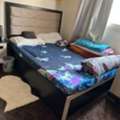 SAR 450,  150*200 Wooden Bed