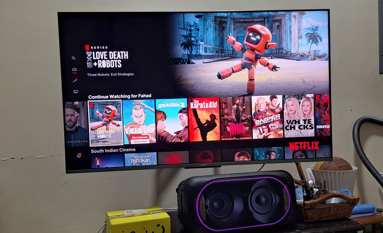 Khobar, Electronics, SAR 1650,  Xiaomi 55"QLED TV &ndash; Excellent Condition &ndash; Khobar