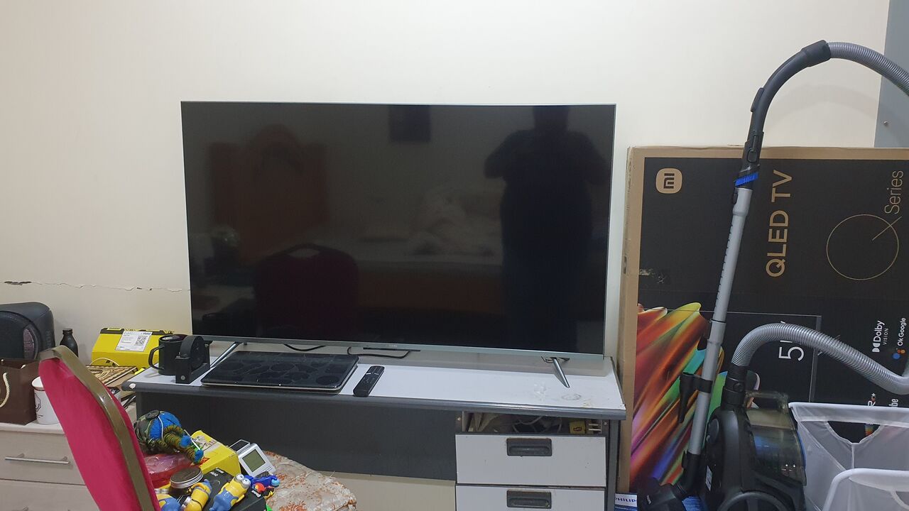 Khobar, Electronics, SAR 1650,  Xiaomi 55"QLED TV &ndash; Excellent Condition &ndash; Khobar