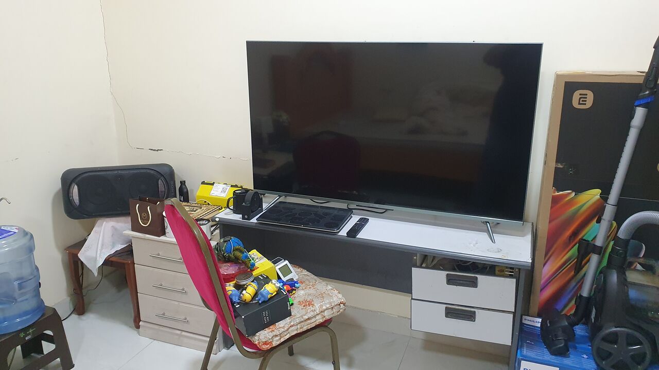 Khobar, Electronics, SAR 1650,  Xiaomi 55"QLED TV &ndash; Excellent Condition &ndash; Khobar