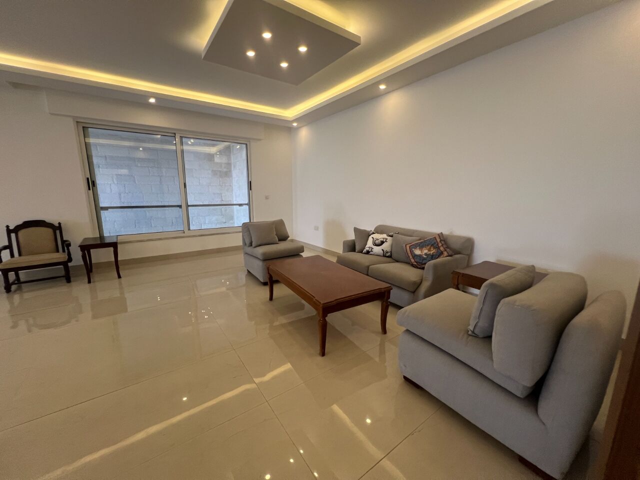 Abdoun, Apartments, Flats, Houses & Villas, JOD 35000/year,  Furnished,  4 BR,  New Semi Furnished 4B Apartment With Big Balcony In Abdoun 00962777688956