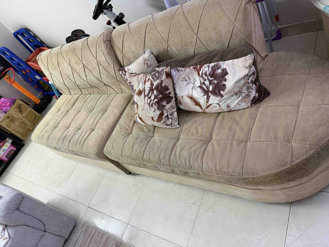 Umm Al Hamam, Furniture, Sofa And Baby Walker For Free