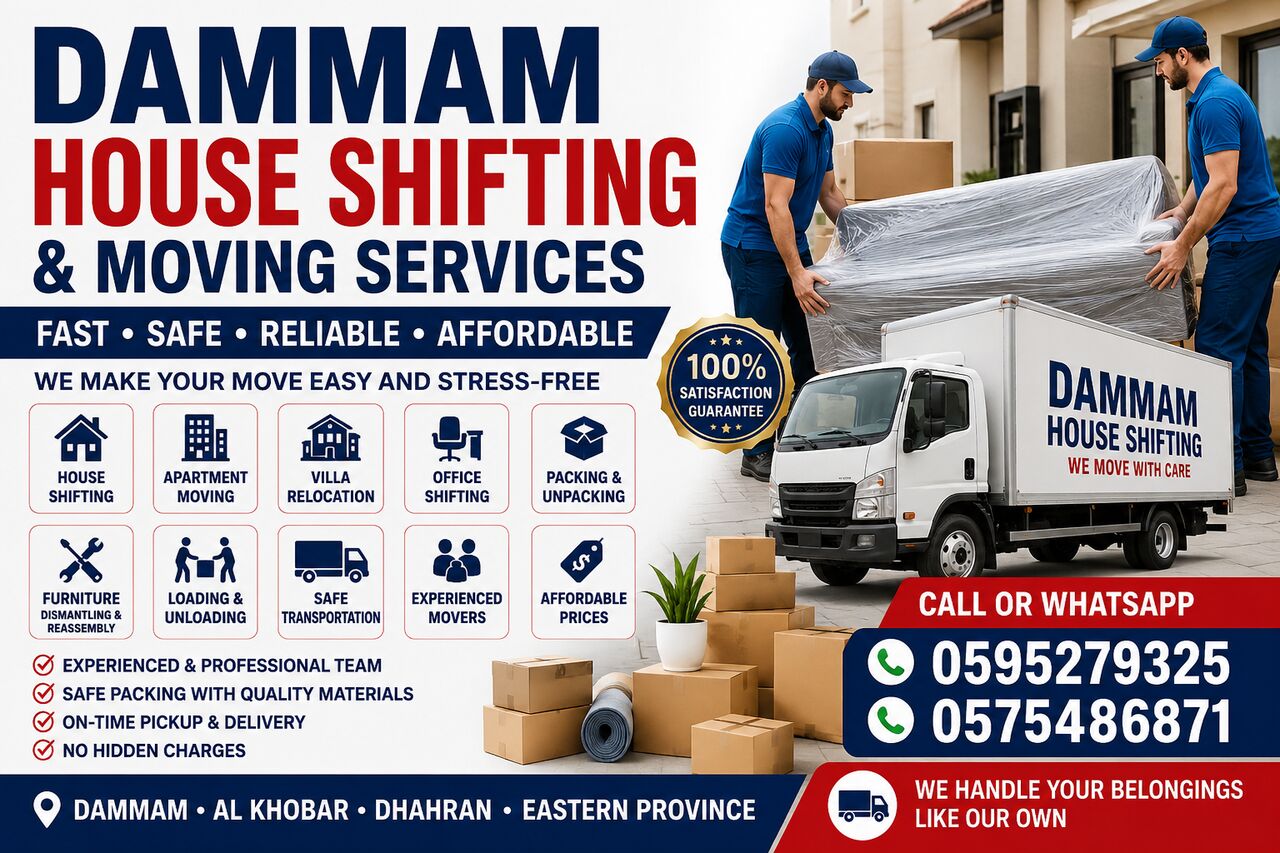 Dhahran, Labor/Moving, 📦 Professional Packing Services 🚚 Safe & Secure Transportation 🏠 Home & Villa Relocatio