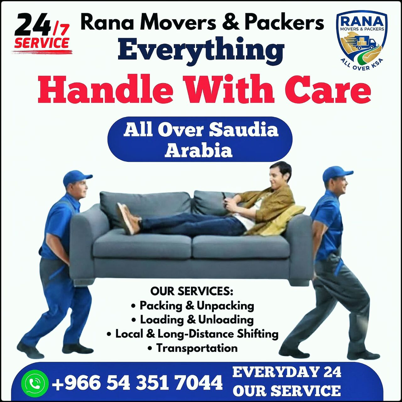 Tabuk City, Household, Pakistani House Shifting Apartment Office Villas Moving Service Movers Packers*0543517044