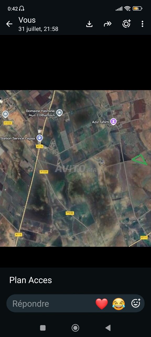 Casablanca, Farm & Garden, MAD 850000,  TERRAIN AGRICOLE TITRÉ DE 2 HA