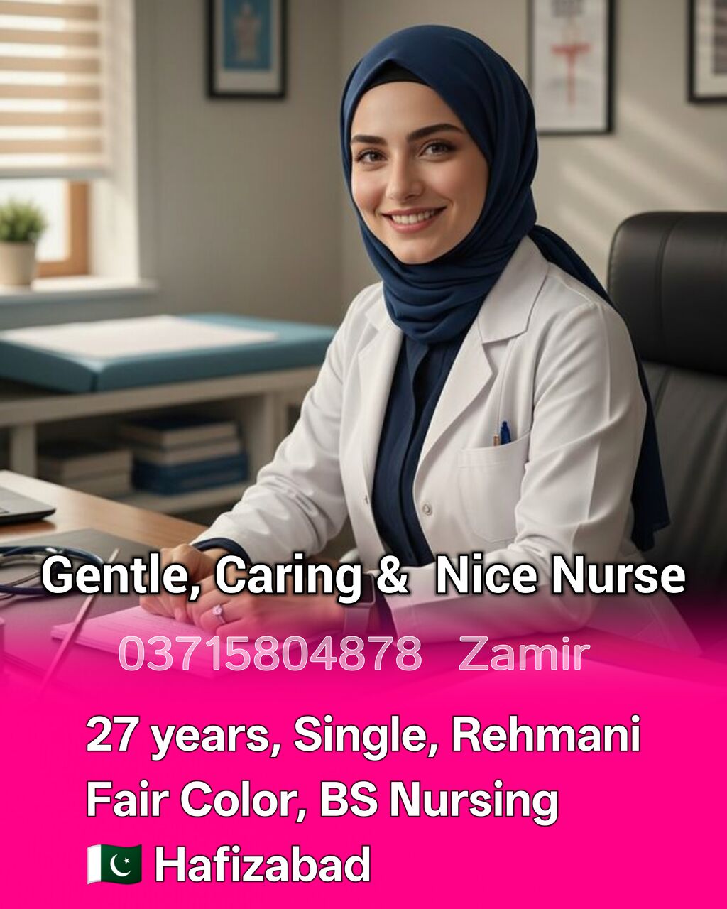 Riyadh, Seeking Groom, 27,  Very Gentle, Caring, Religious, Smart, Fair Color,  Nurse In Riyad