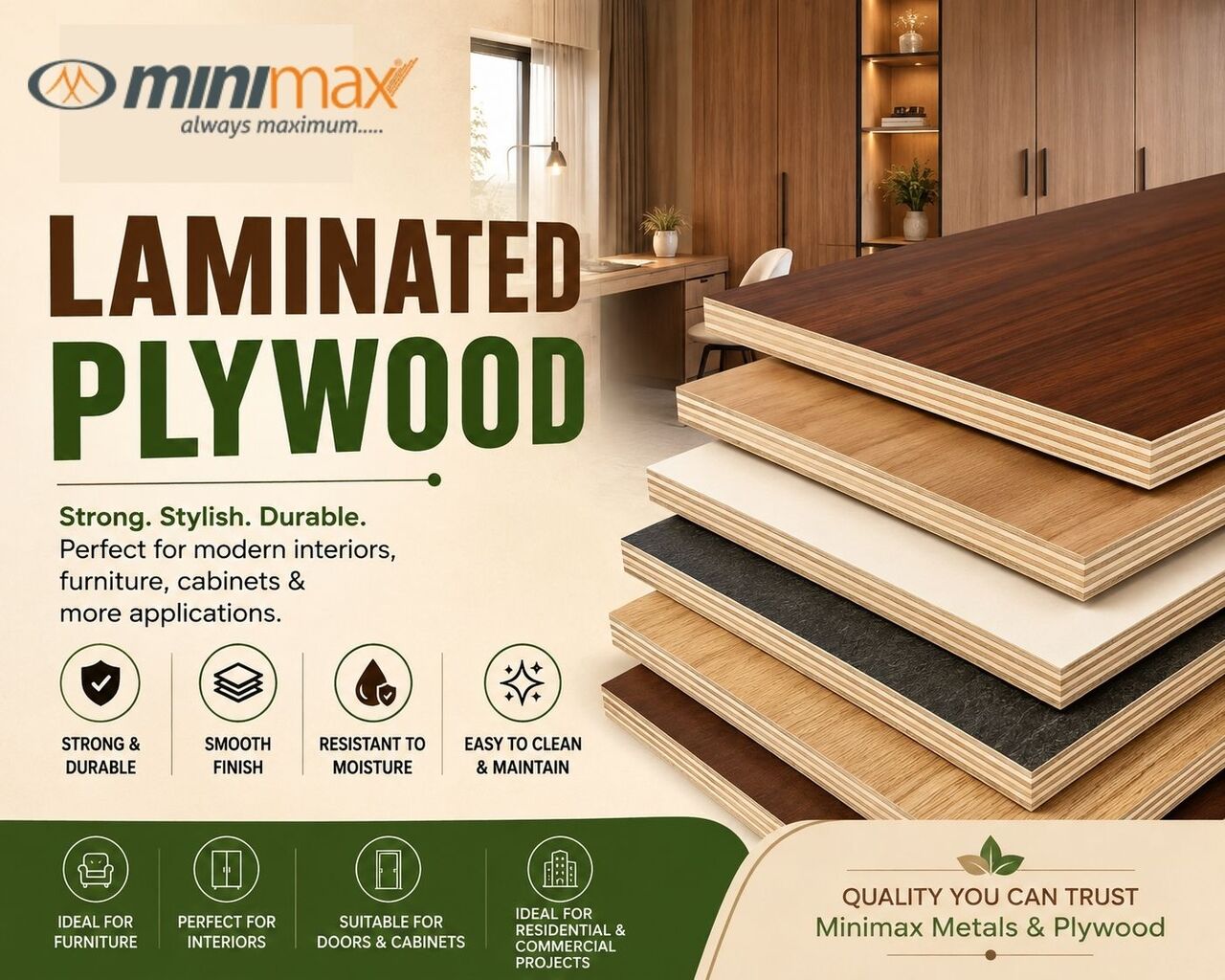 Haryana, Furniture, Laminated Plywood