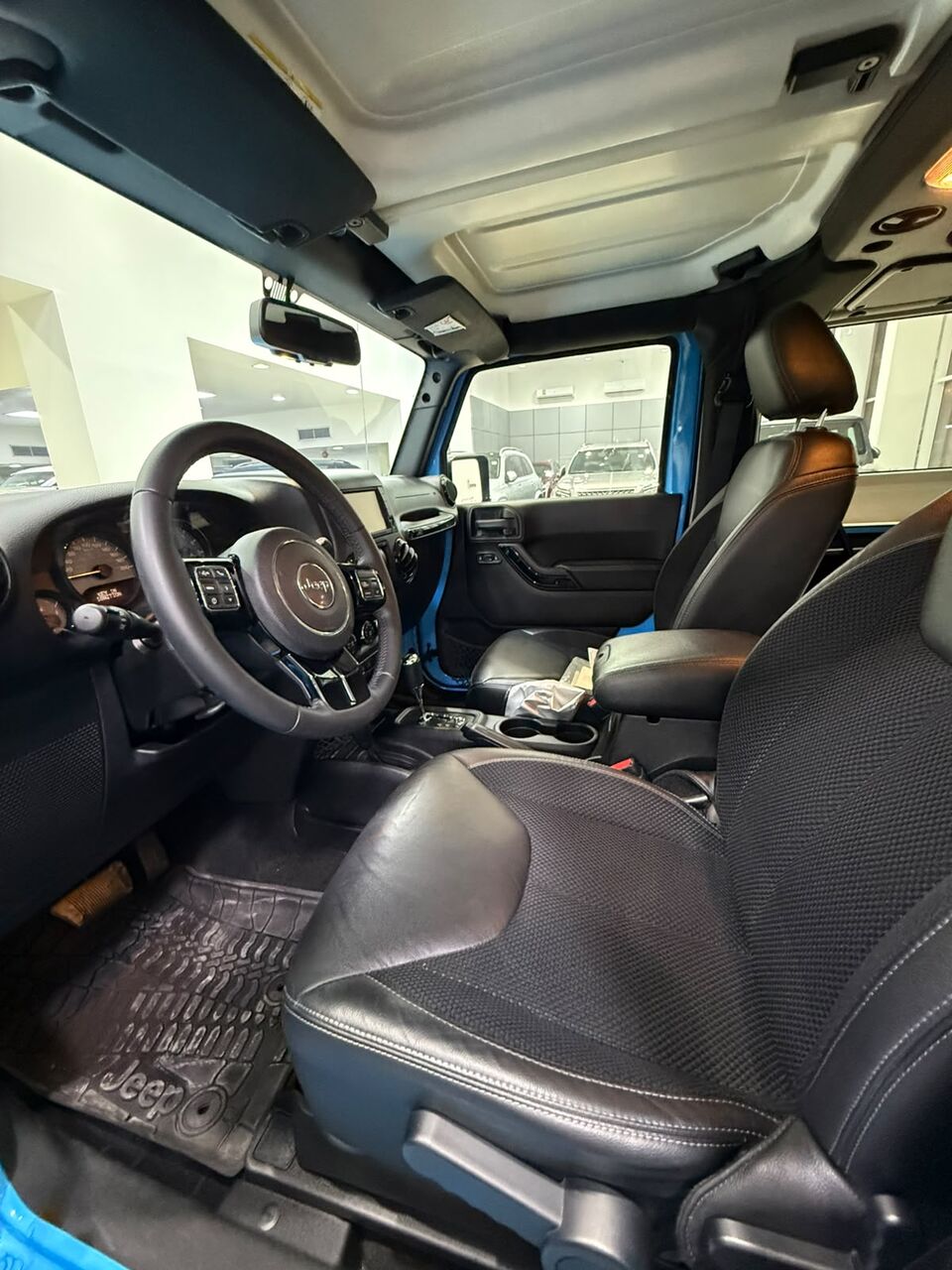 Manama, Vehicles, Cars & Trucks , BHD 6900,  Jeep Wrangler Sahara,  2017,  Automatic,  69250 KM,    (Blue)