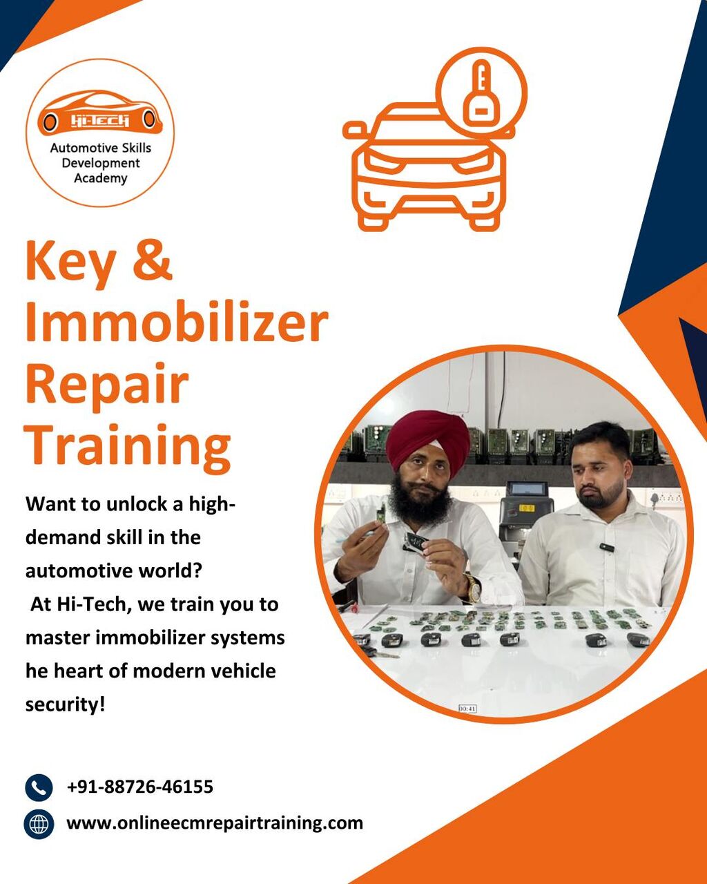 Punjab, Automotive, Key Immobilizer Repair Training - Hi-Tech Khanna