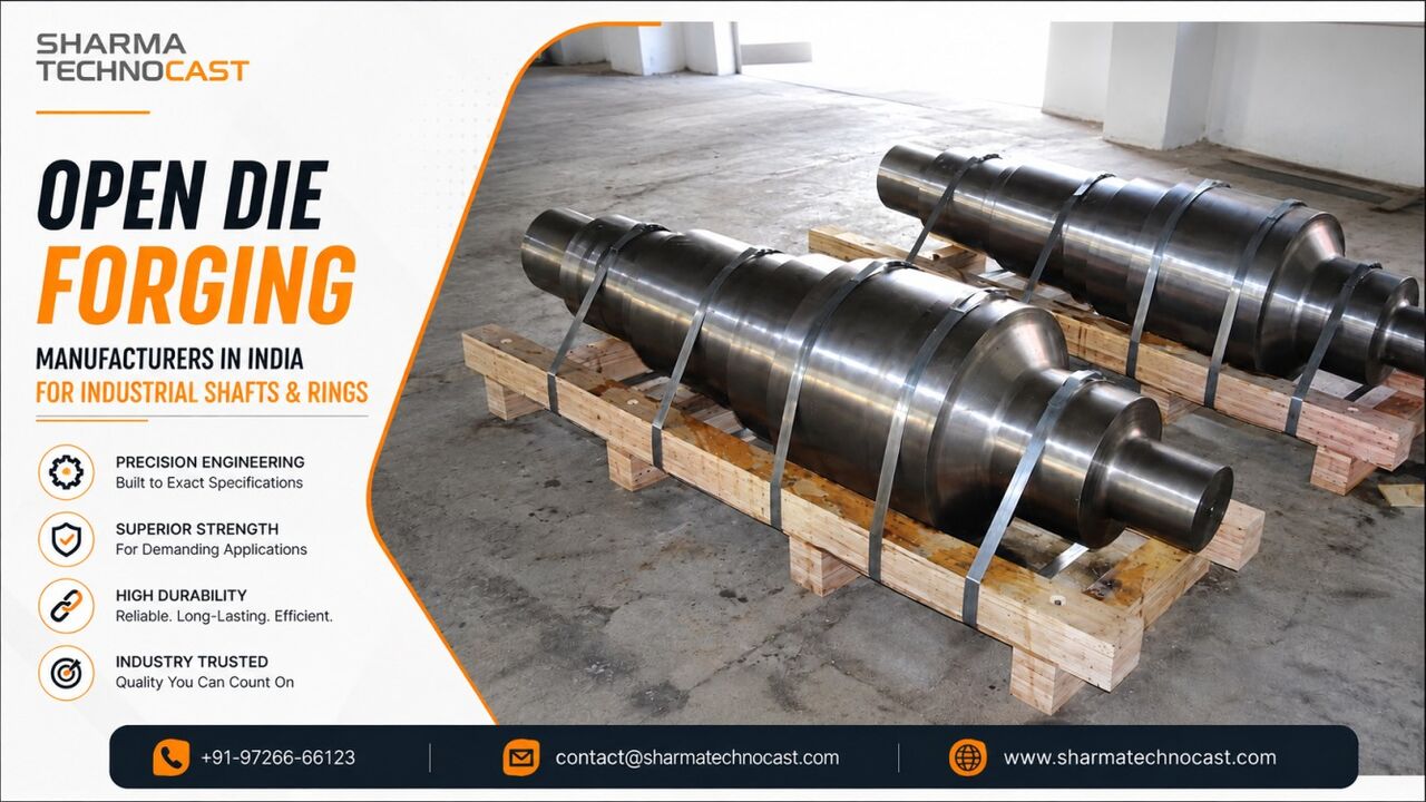 Ahmedabad, Business, Open Die Forged Shafts & Rings &ndash; Sharma Technocast