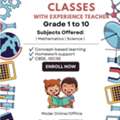 Maths Tuition Available From Grade 1 To 10 ,CBSE &IGCSE