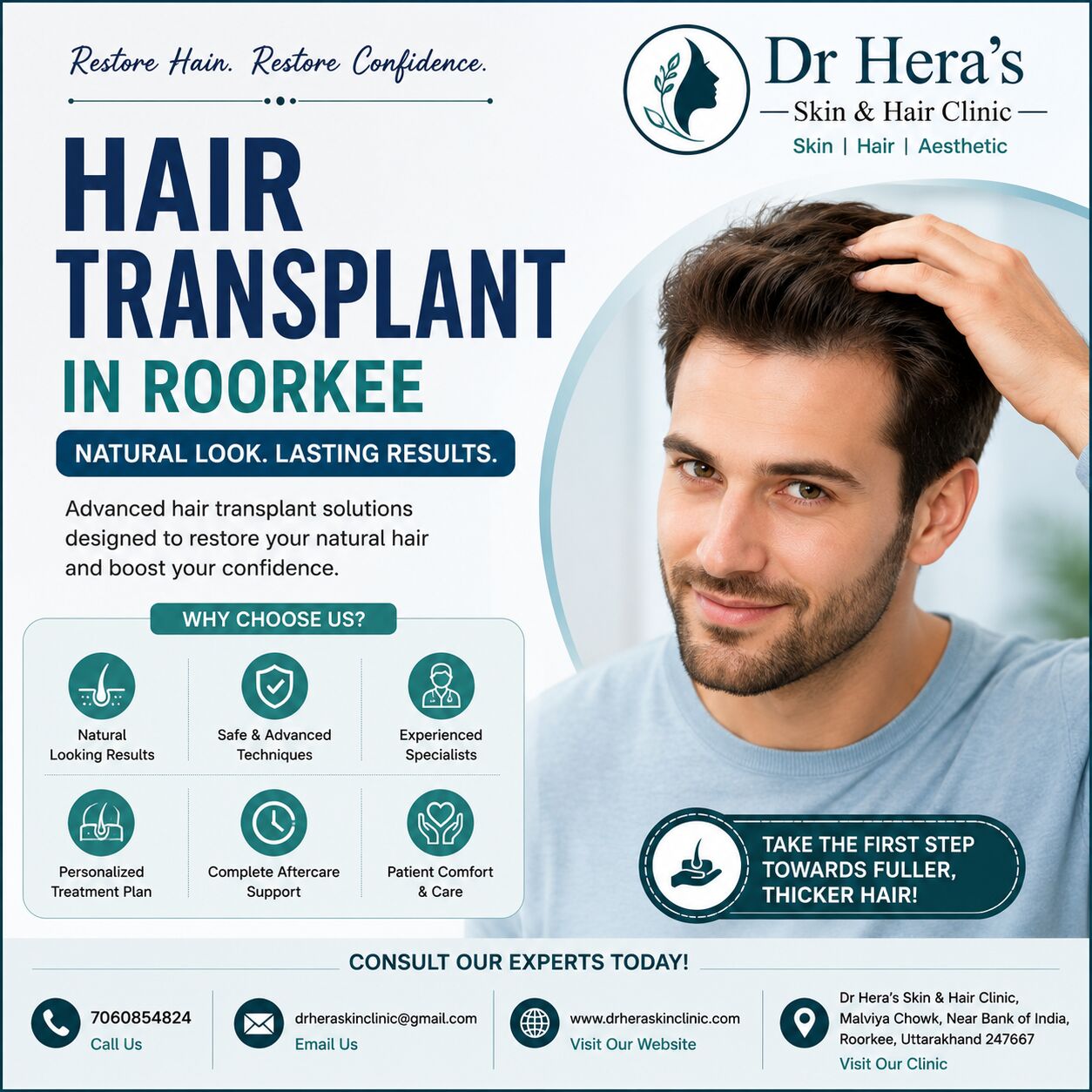 Mumbai, Medical, Trusted Hair Transplant In Roorkee For Fuller-Looking Hair