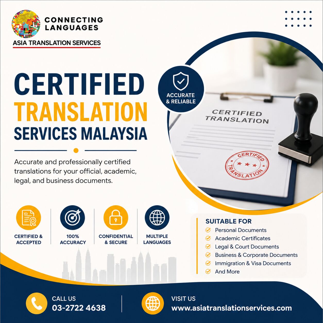 Kuala Lumpur, Translation, Certified Translation Services Malaysia For Professional Document Needs