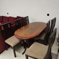 SAR 650,  Urgent Sale /on Exit / Dinning Table / Teapoy Table / 5 Wall Curtain / Negotiable Price