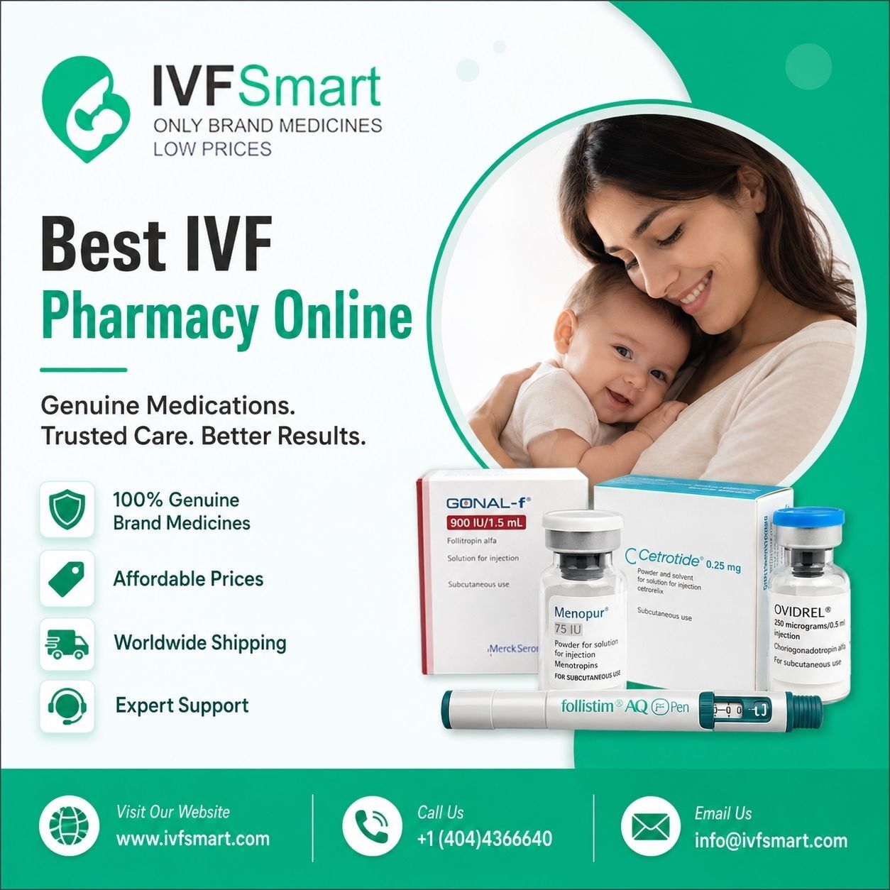 New York, Business, Trusted IVF Medicine Pharmacy &ndash; Genuine Fertility Drugs, Delivered Safely