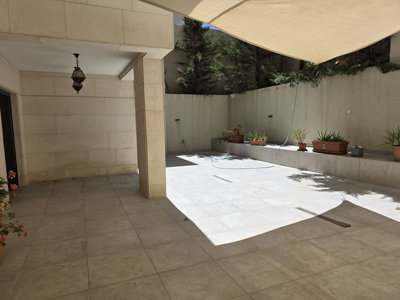 Abdoun, Apartments, Flats, Houses & Villas, JOD 24000/year,  3 BR,  Ground Semi Furnished 3B Apart With Big Terrace In Abdoun 00962777688956