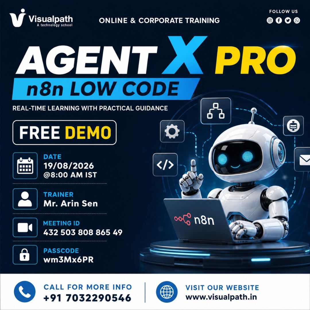 Hyderabad, Lessons Offered, FREE Agent X Pro Live Demo | Master N8n Low-Code Automation!