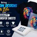 Bring Custom Designs To Life With Quality DTF Transfer Sheets