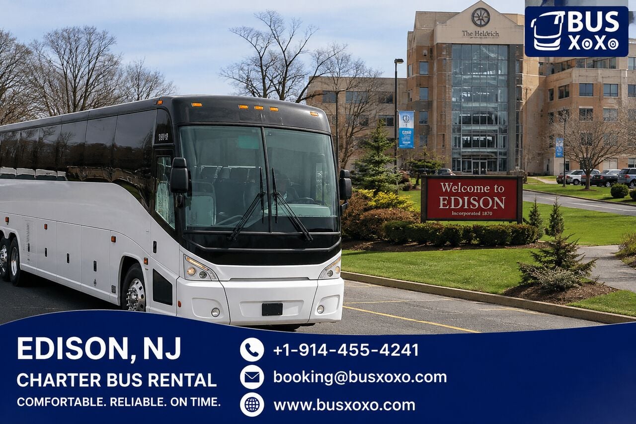 New York, Travel, Book Your Charter Bus In Edison For Group Travel
