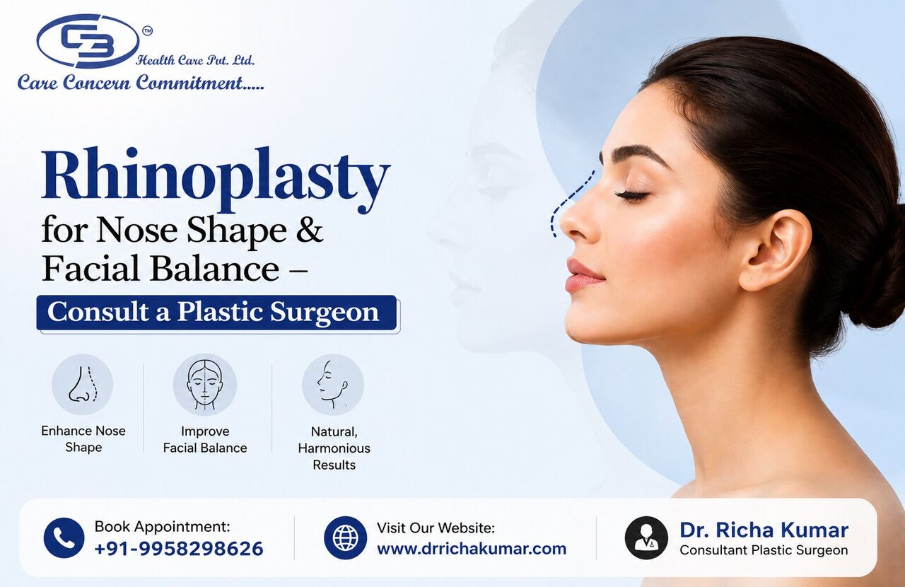 New Delhi, Health, Rhinoplasty For Nose Shape & Facial Balance &ndash; Consult A Plastic Surgeon