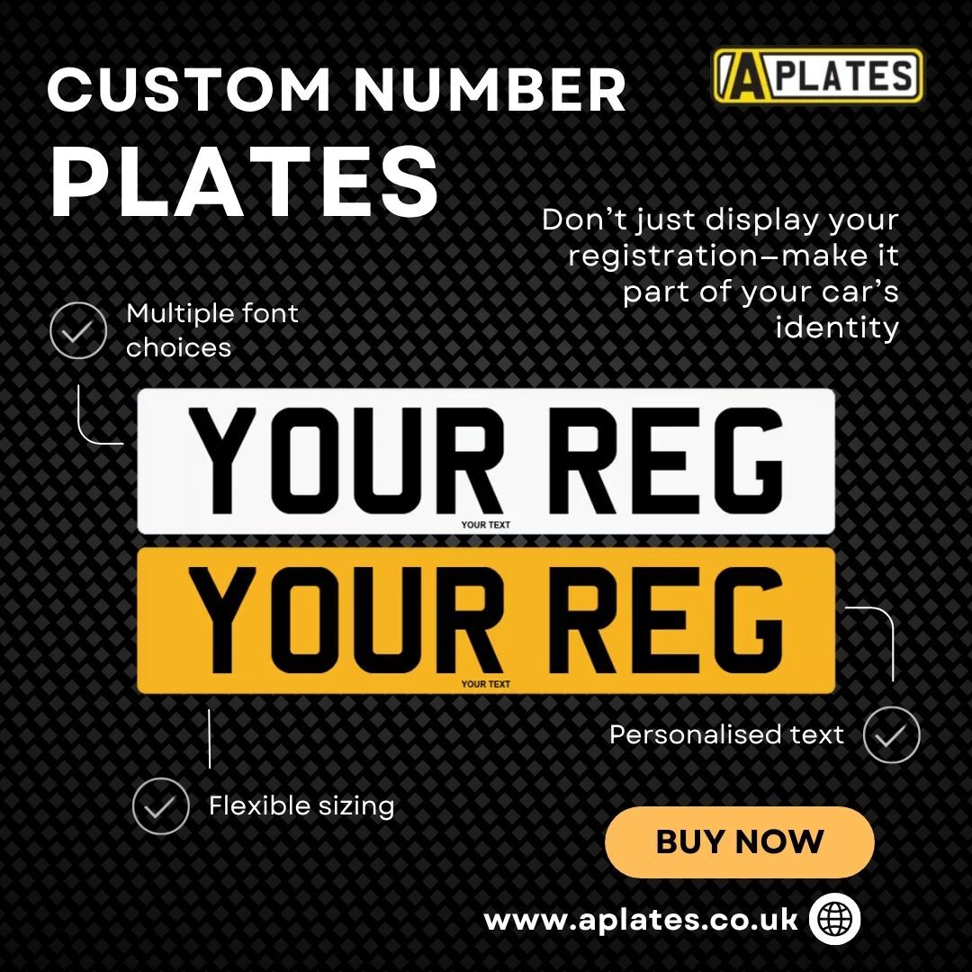 London, Auto Parts, Create A Unique Look With Custom Number Plates