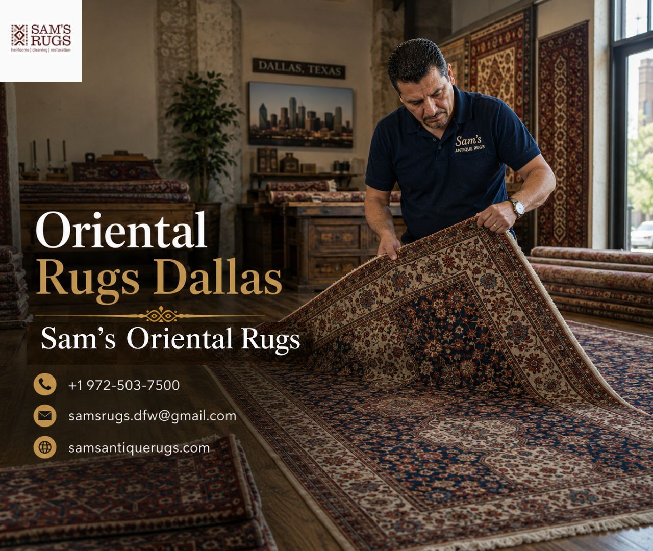 Dallas, Cleaning, Oriental Rugs Dallas | Professional Care At Sam&rsquo;s Oriental Rugs