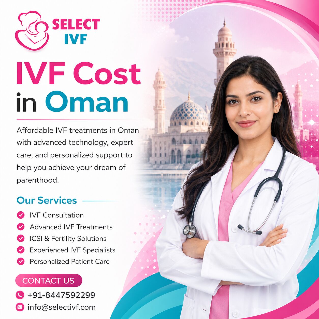 Al Khuwair, Health, IVF Cost In Oman
