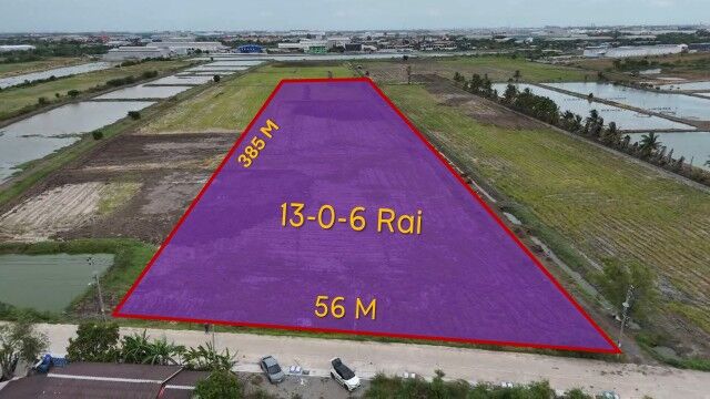 Bangkok, Real Estate For Sale, THB 62500000,  6 BR,  5202 Sq. Feet,  Youtube Review: Land For Sale, Purple Plan, For Factories, Warehouses, Bang Bo, Samut