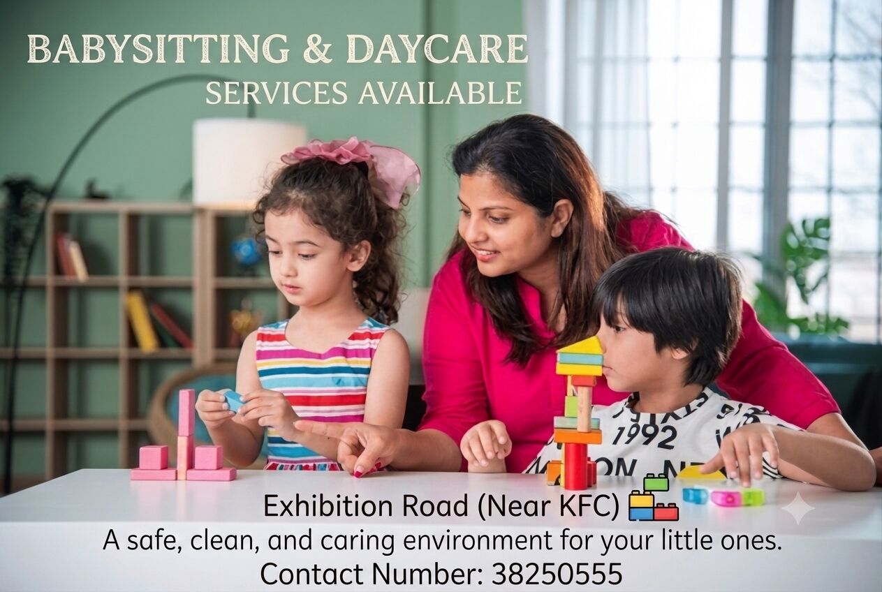 Hoora, Daycare, Babysitting Daycare Available In Hoora Exhibition Road Near KFC Building For More Informat