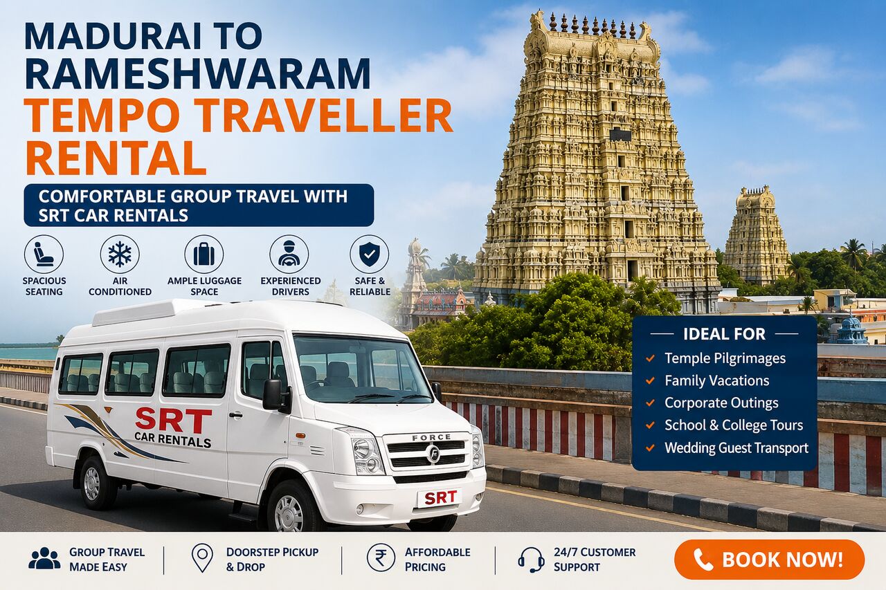 Madurai, Travel, Tempo Traveller For Rent In Madurai: The More Economical Choice For Groups