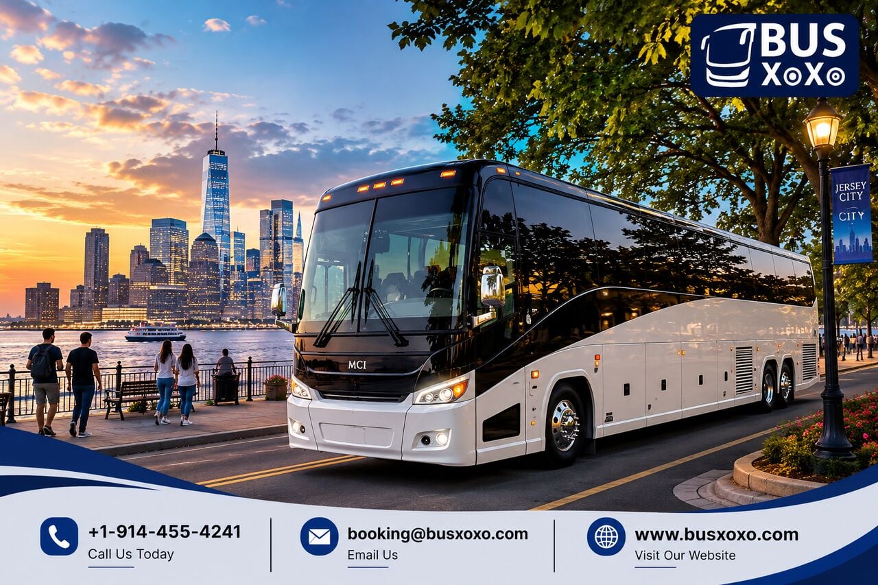 New York, Travel, Book Your Charter Bus For Jersey City Tours & Long Trips
