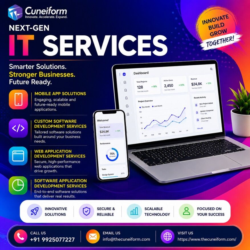 Ahmedabad, Software Development, Next-Gen IT Services For Smarter Digital Business Growth