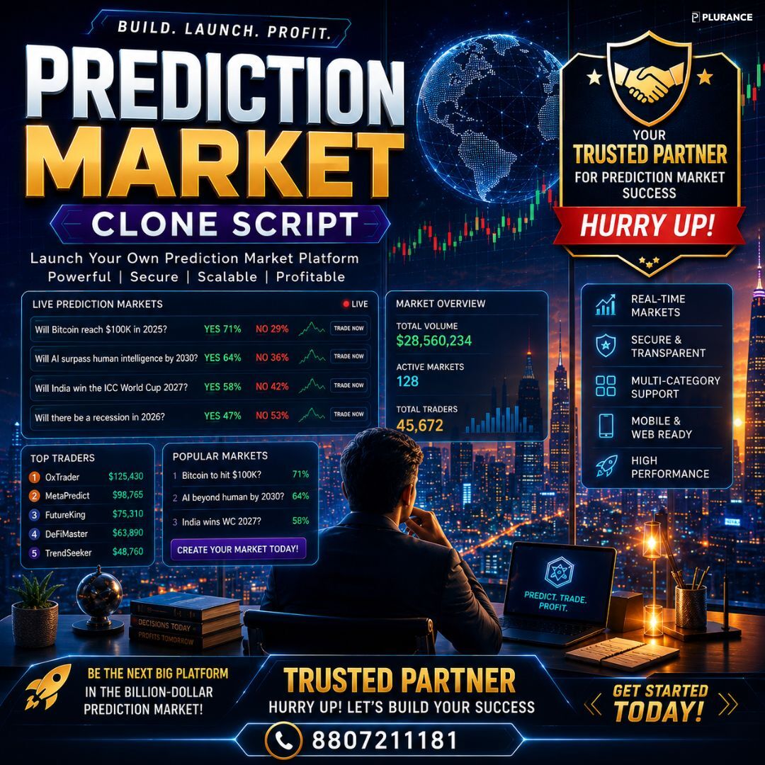 Mumbai, Software Development, Launch Your Own Prediction Market With A Powerful Clone Script