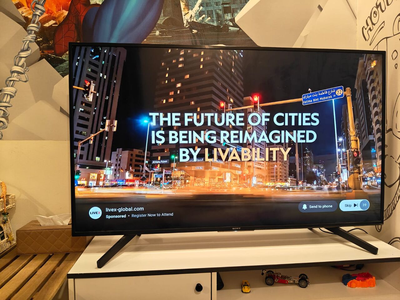 Saar, Electronics, BHD 115,  Sony Bravia 55" 4K HDR Smart TV (KD-55X7000F) - Excellent Condition