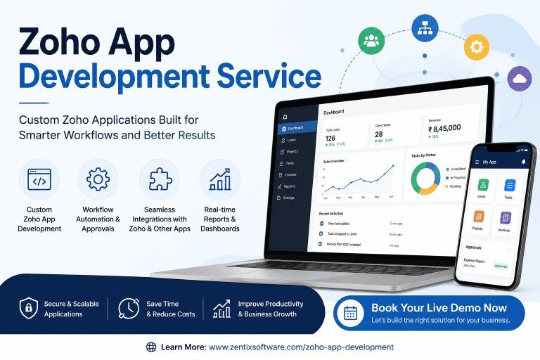Jaipur, Software, Zoho App Development Service