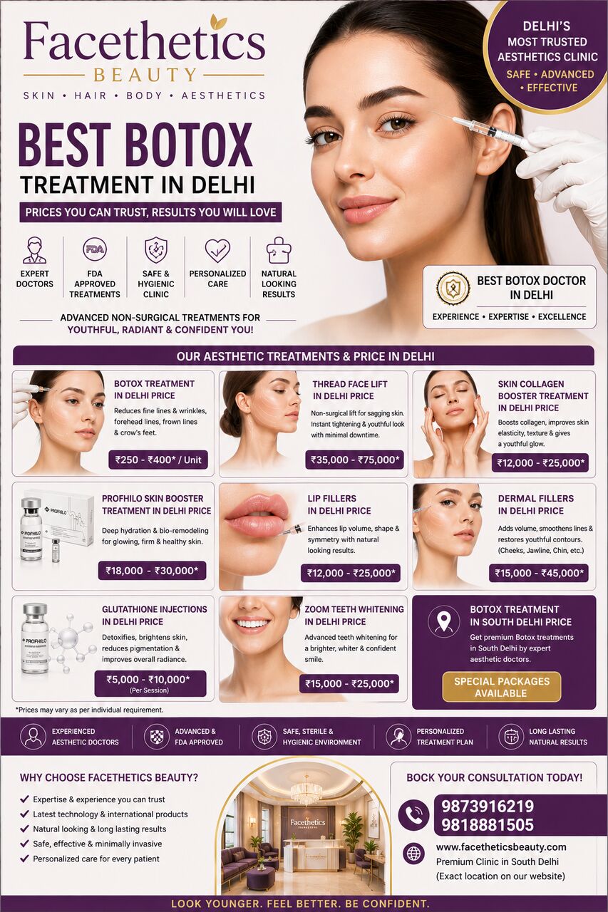 New Delhi, Health, Botox Treatment In Delhi Price