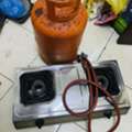 SAR 500,  GAS CYLINDER WITH STOVE AND REGULATOR , 110 V REFRIGERATOR FOR SALE