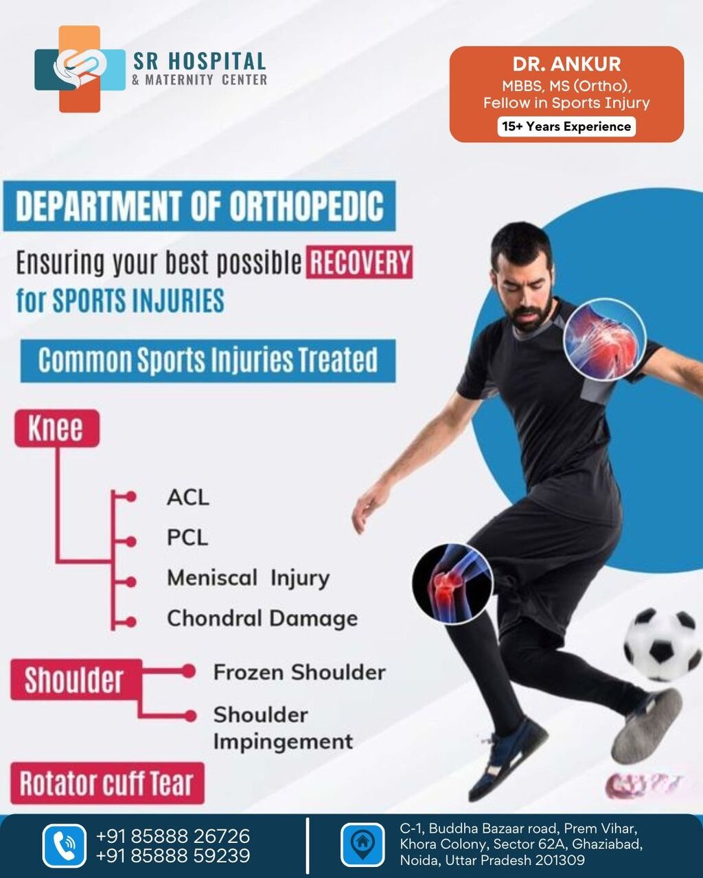 Ghaziabad, Health, Best Bone Specialist In Ghaziabad | Expert Orthopedic Care