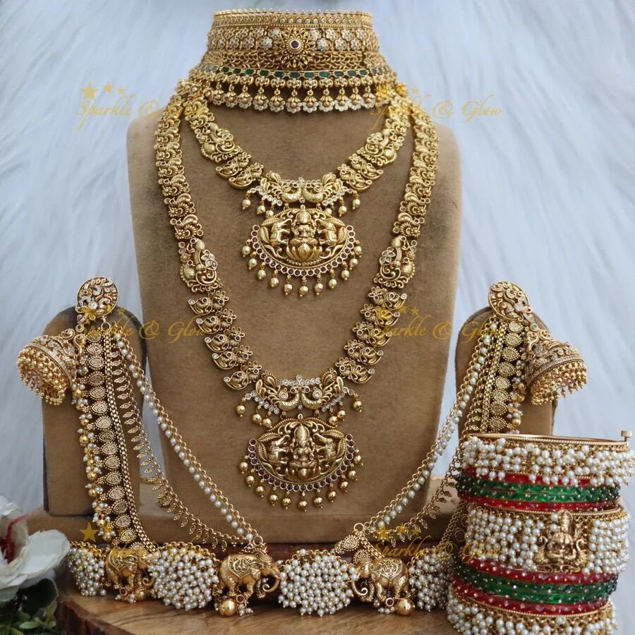 Bangalore, Businesses For Sale, Regal Wedding Bridal  Jewellery Set | Sparkle And Glow