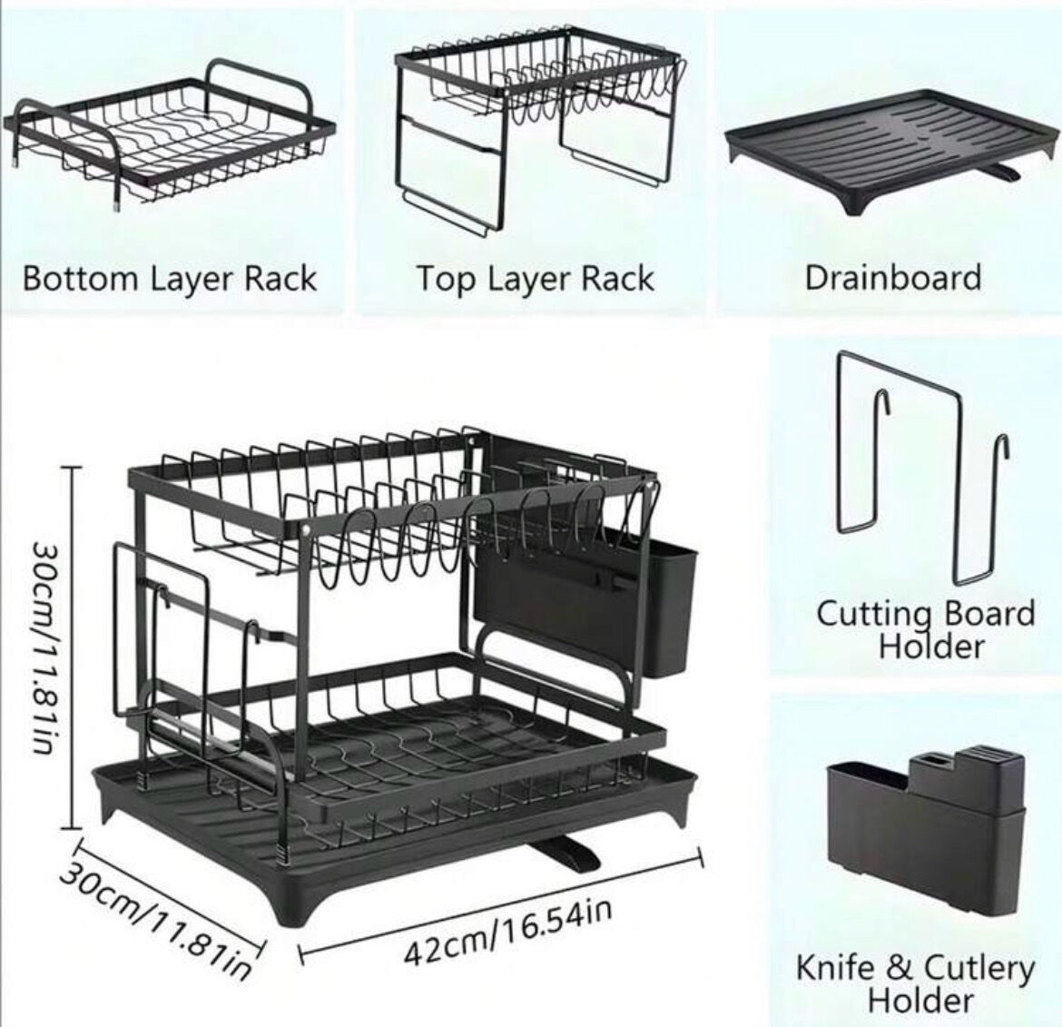 Jeddah, Household Items, SAR 100,  Kitchen Dish Rack For Sale In Rehaab Jeddah