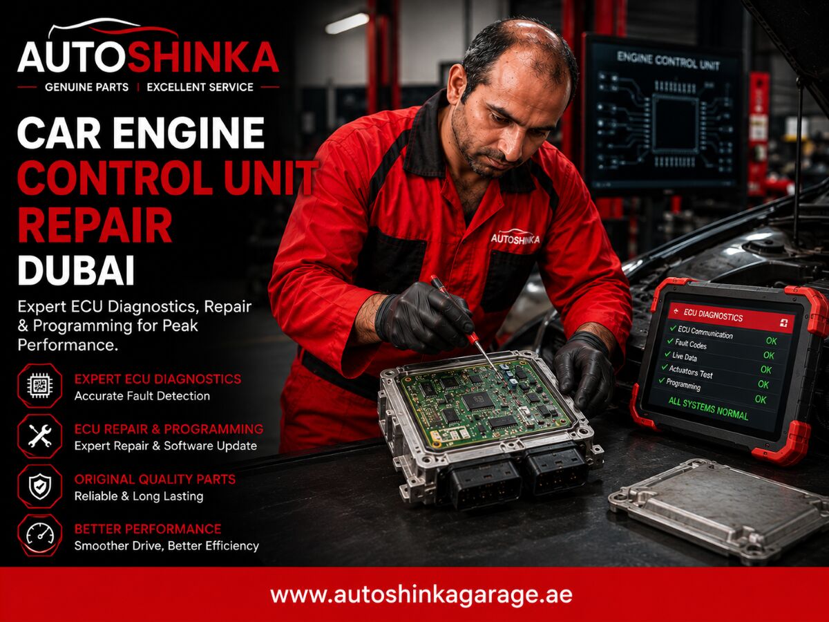Dubai, Automotive, Car Engine Control Unit Repair Dubai For ECU Fault Codes