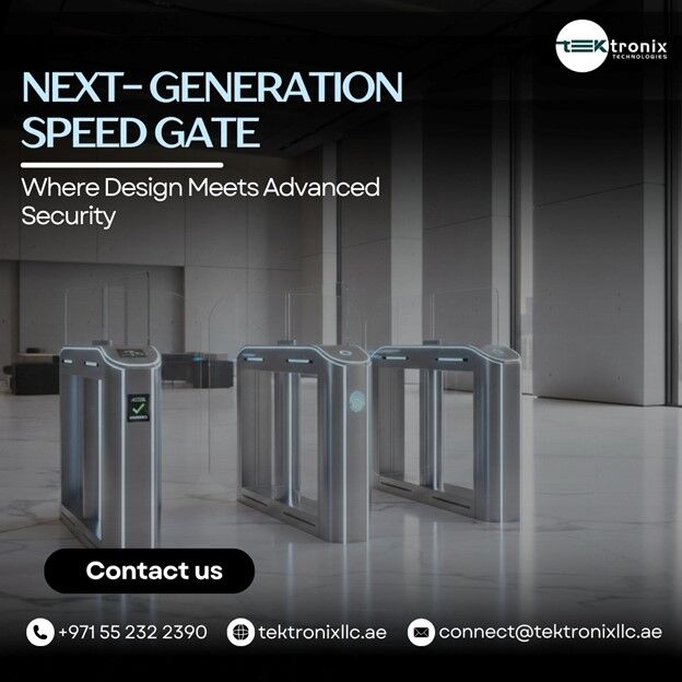 Dubai, Computer, Turnstile Speed Gates For Connected UAE Security Systems