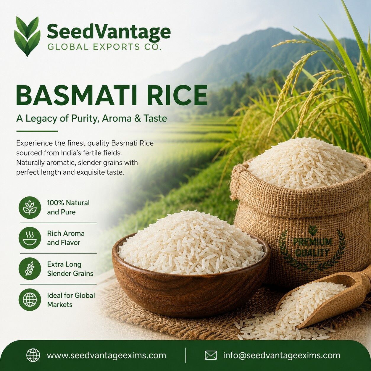 Mumbai, Food, Basmati Rice Manufacturers For Bulk And Export Supply
