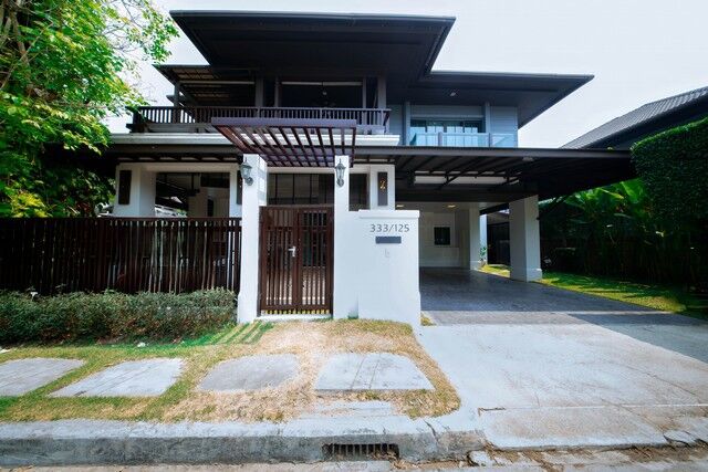 Bangkok, Villas, THB 100000,  125 Sq. Feet,  Luxury House For Rent, Pool Villa, Setthasiri, San Sai, 100,000 Baht Per Month.