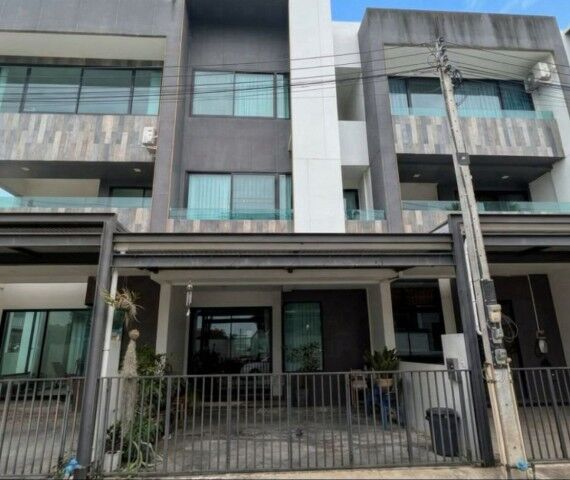 Bangkok, Villas, THB 23000,  0 Sq. Feet,  For Rent 23,000 Baht/month #MaladaMaz Village #Hang Dong 3-story Townhome #partially