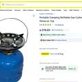 SAR 100,  Portable Gas Cylinder With Burner For Sale