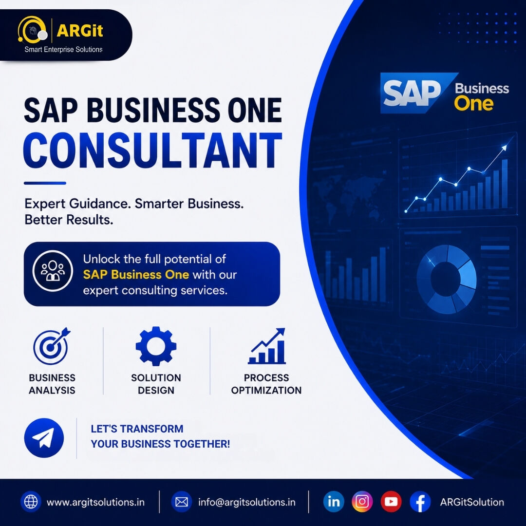 Bangalore, ERP, SAP Business One Consulting Services In Bangalore | ARGIT Solutions