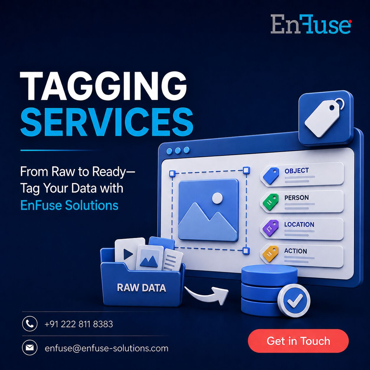 Mumbai, Marketing, From Raw To Ready&mdash;Tag Your Data With EnFuse Solutions