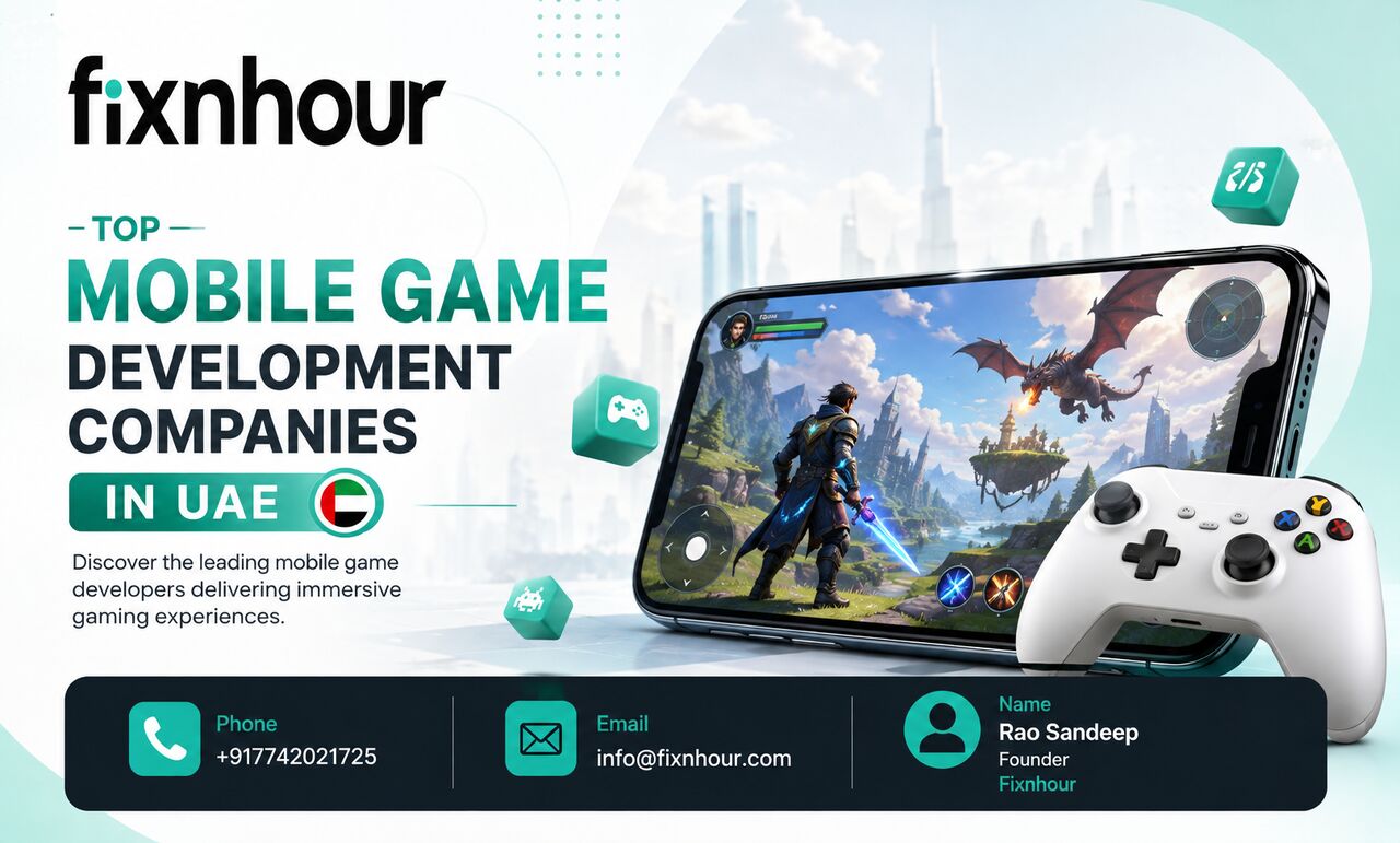 Jaipur, Web Design & Development, Top Mobile Game Development Companies In UAE For Innovative Gaming Solutions